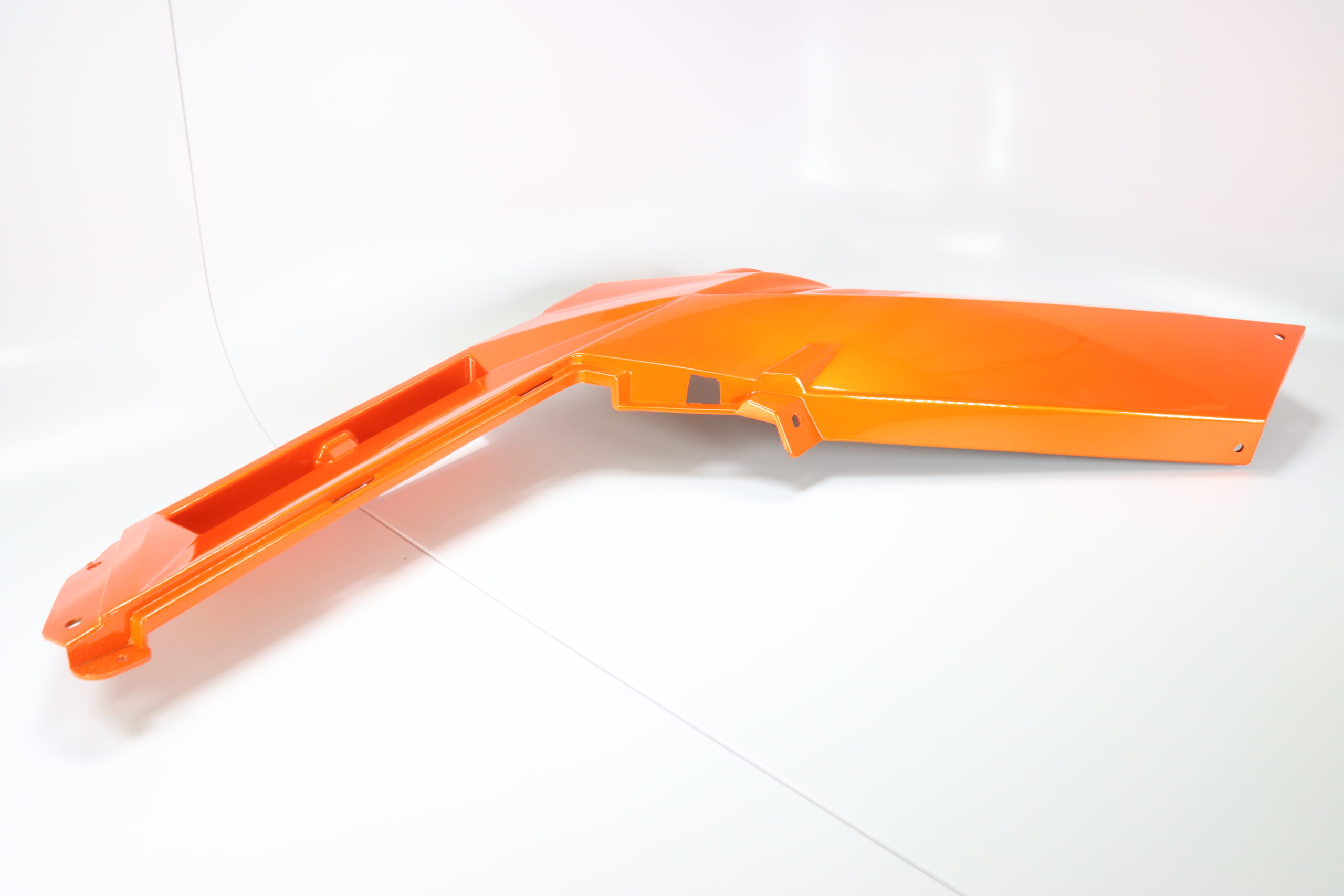 REAR DECO PLATE - LAVA ORANGE - RIGHT - CFMoto OEM - 9060-040004