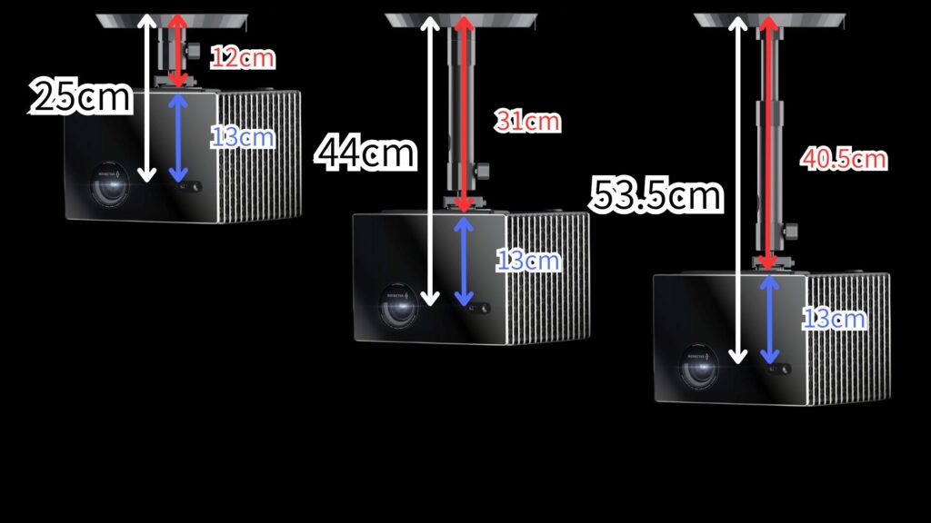 VisionMaster Pro2を専用金具で天吊り【位置計算/取り付け手順を丁寧に
