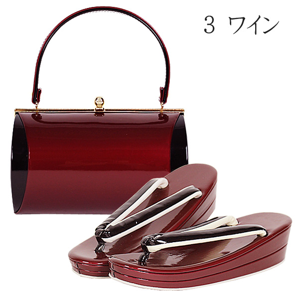 草履バッグセット 振袖用 成人式 M/Lサイズ 全6色 | 着物通販店 枠