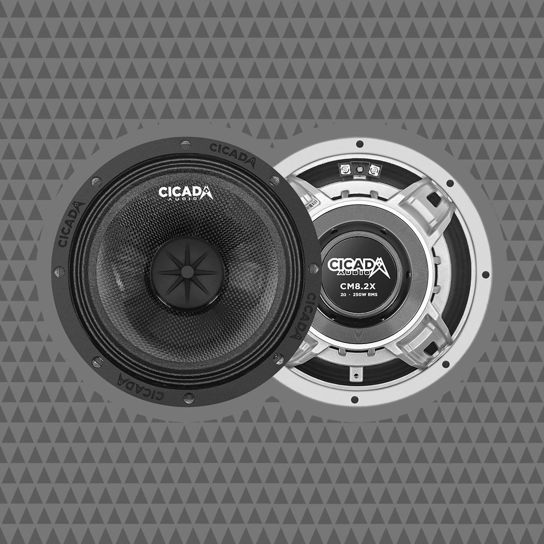 Buy 8-INCH MID-BASS COMPONENT SPEAKERS - 2Ω - Cicada Audio