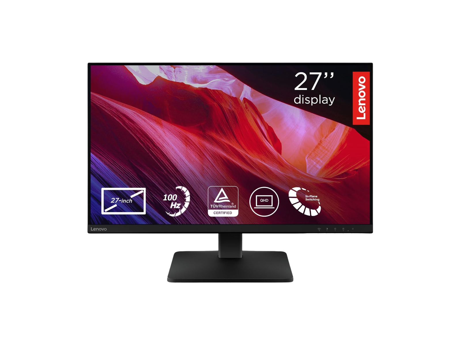 Lenovo L27qe 27 Inch QHD WLED 2560 x 1440 100 Hz - CTC - Circle