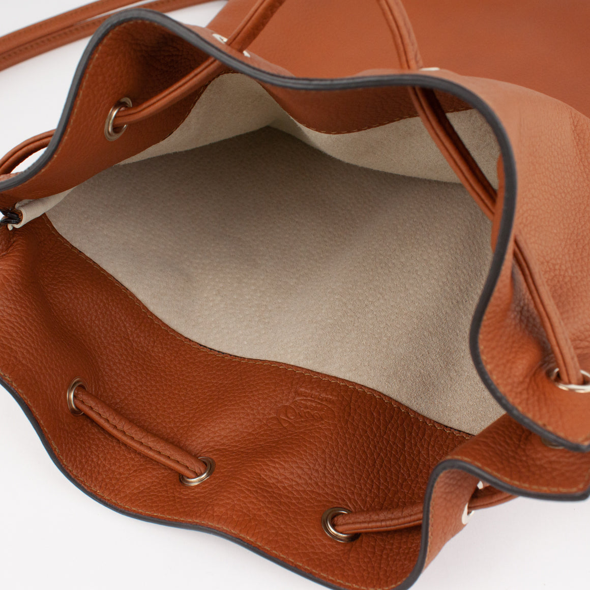 1201 LD DRAWSTRING BAG-L Col.Marrone – Cisei Online Shop