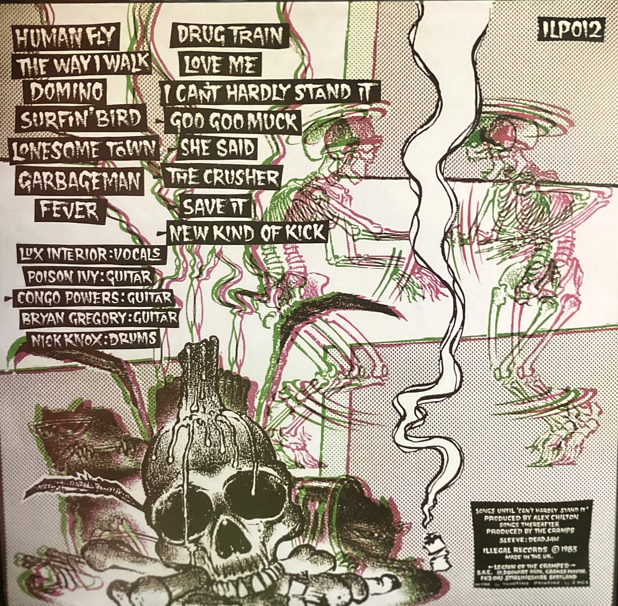 CRAMPS – Off The Bone LP (color vinyl) – CITY NOISE