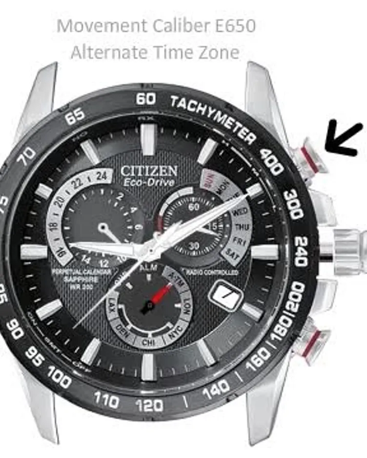 PCAT - Men's Eco-Drive AT4004-52E 5 Timezone Atomic Watch | CITIZEN