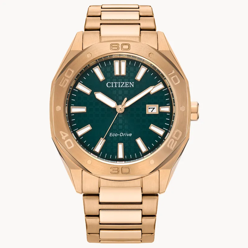Odyn Green Dial Stainless Steel Bracelet BM7633-81X | CITIZEN