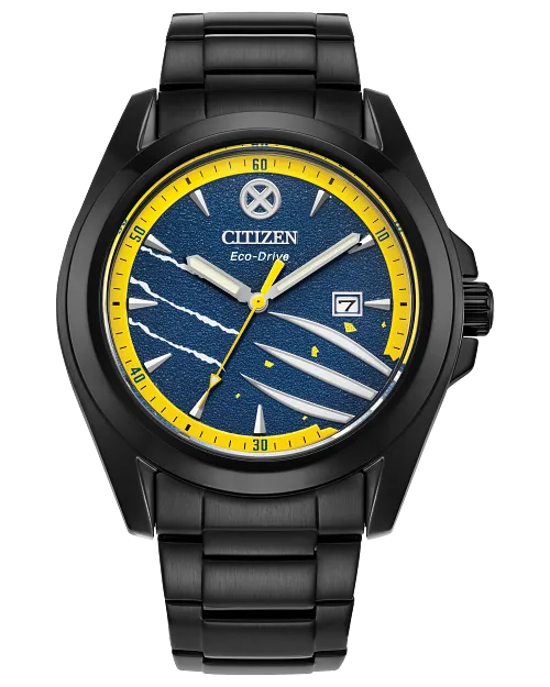Wolverine Blue Dial Stainless Steel Bracelet AW1435-66W | CITIZEN