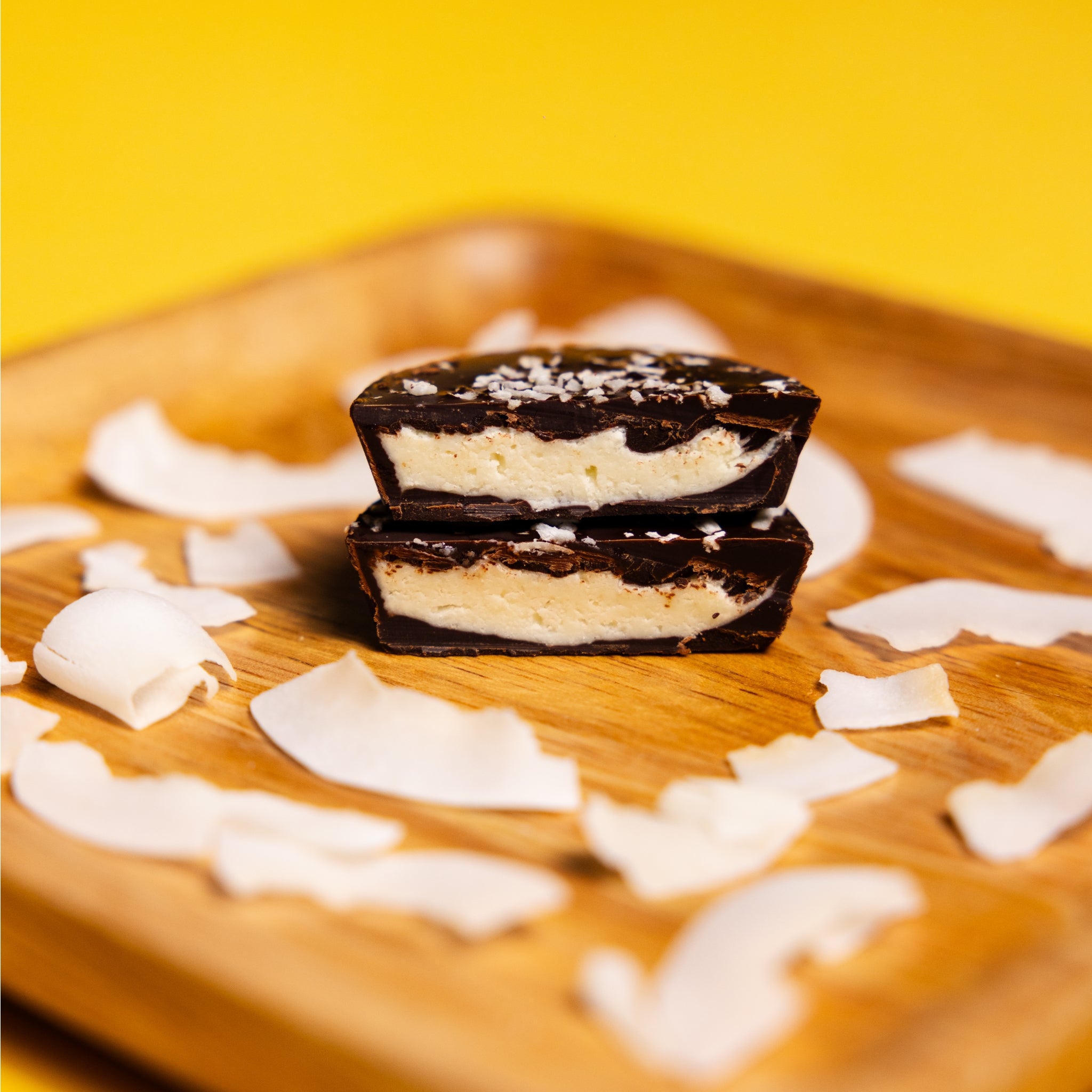 Dark Chocolate Coconut Cups – Chocxo