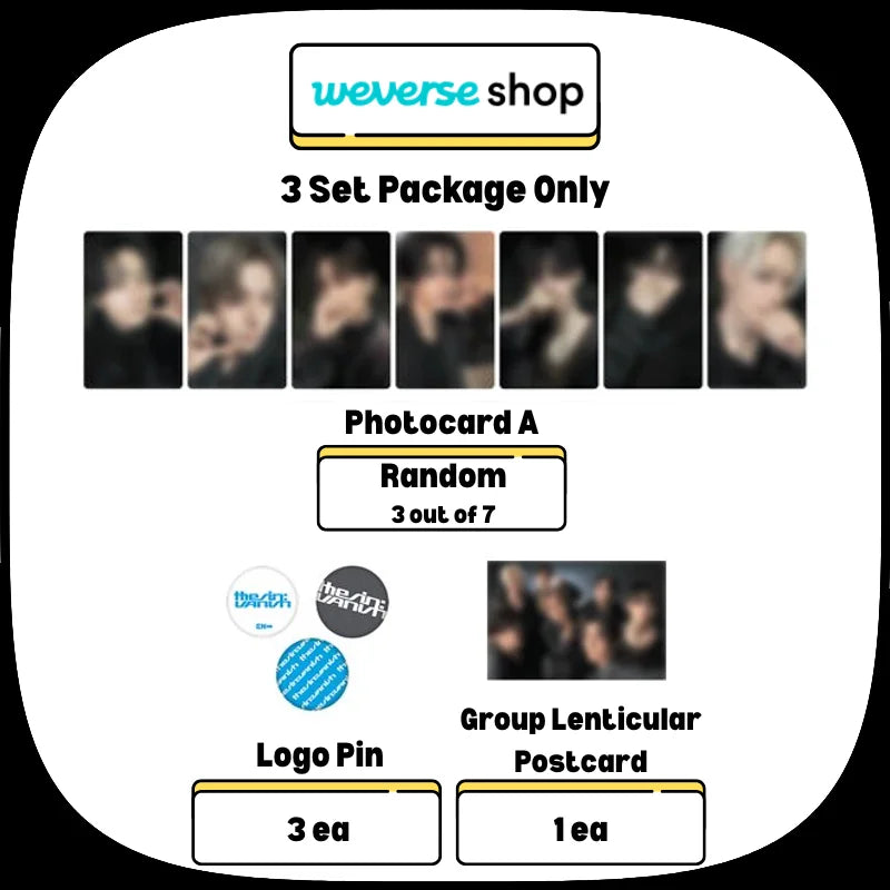 ENHYPEN 7th Mini Album - THE SIN : VANISH + Weverse Shop Benefit