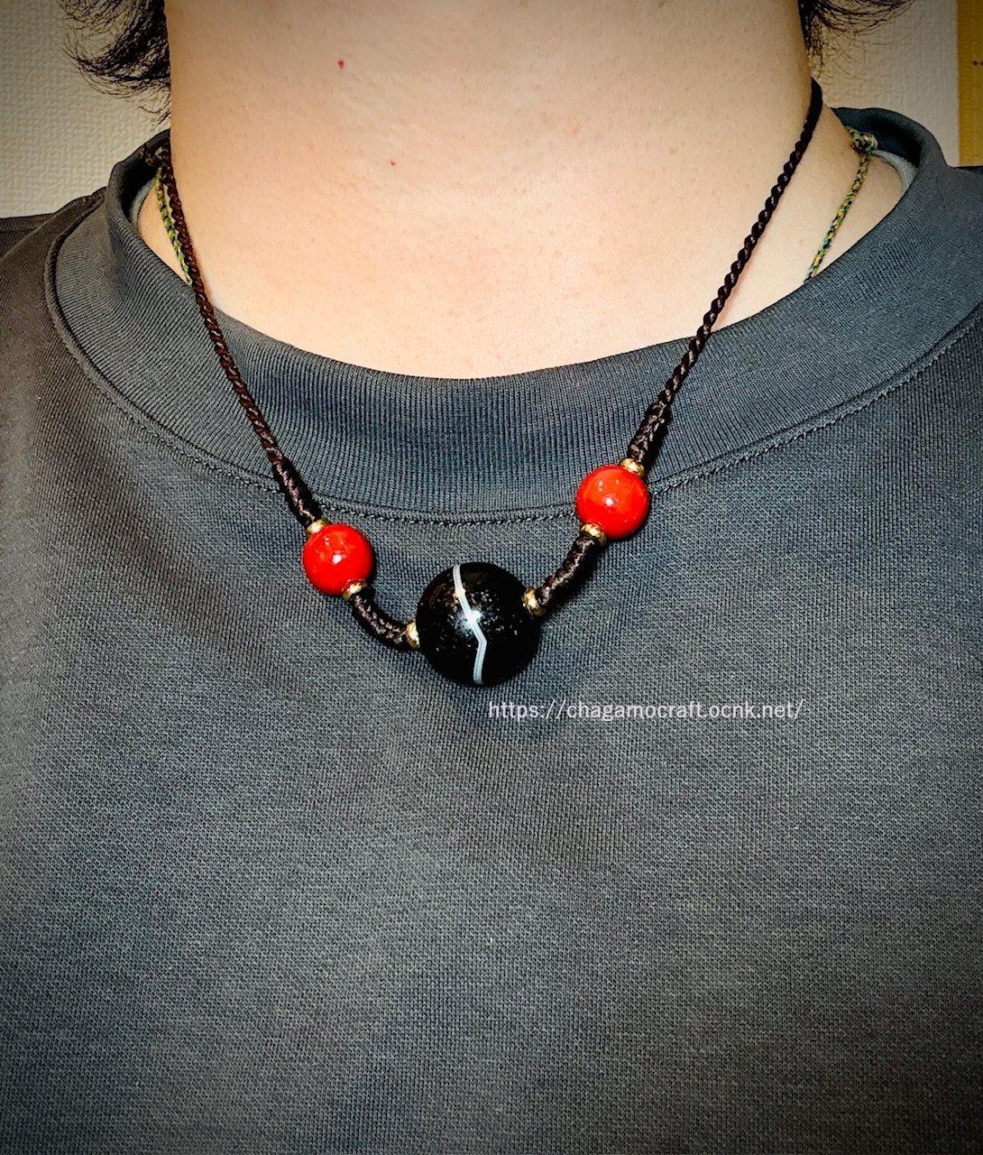 ジービーズ（ヴァイシャジャグル 薬師天珠/スレマニ）のネックレス