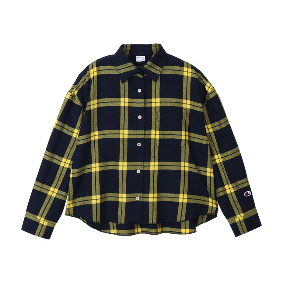 ウィメンズ チェックシャツ 24FW 【秋冬新作】チャンピオン(CW-A406)