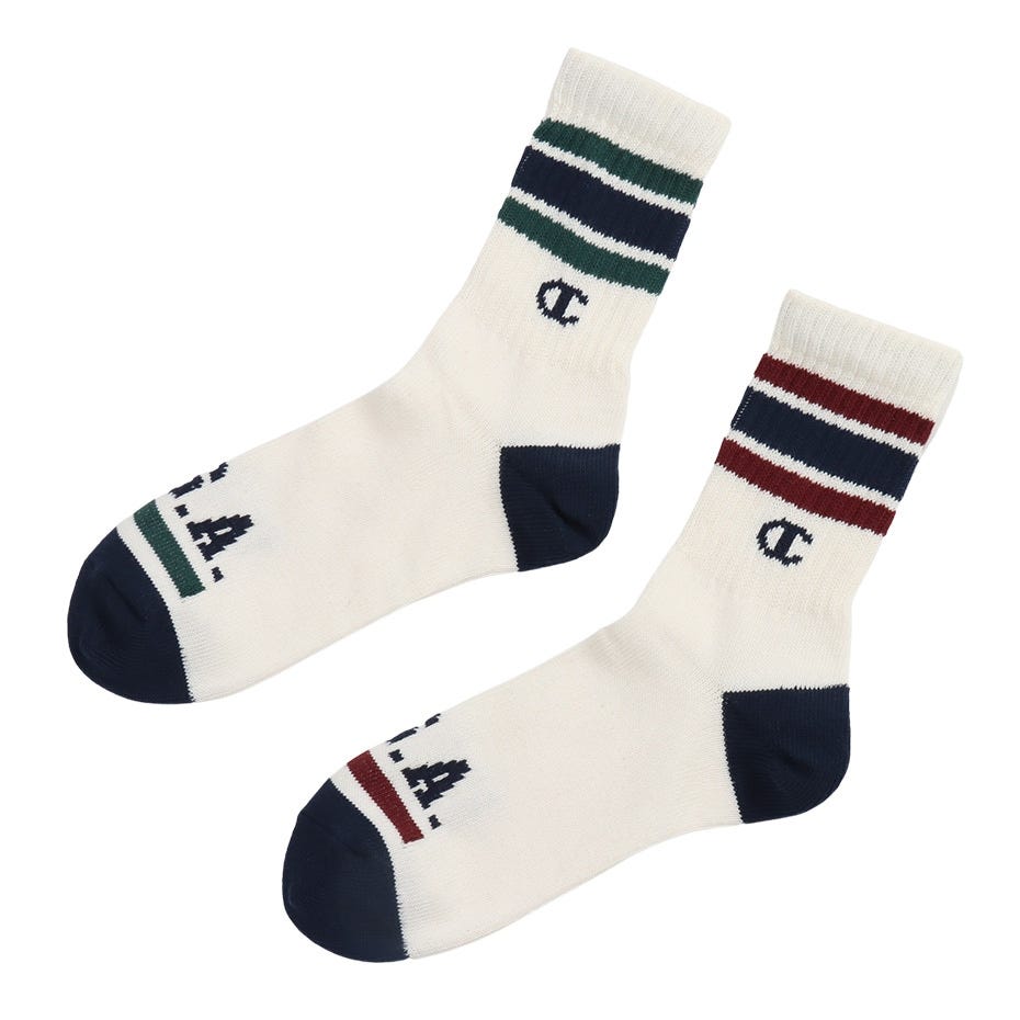 ウィメンズ 2足組 ロークルーソックス【ノンパイル】 23FW