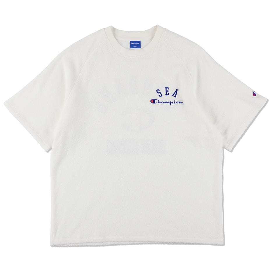 Champion x WIND AND SEA ショートスリーブラグランTシャツ(C8-Z356)