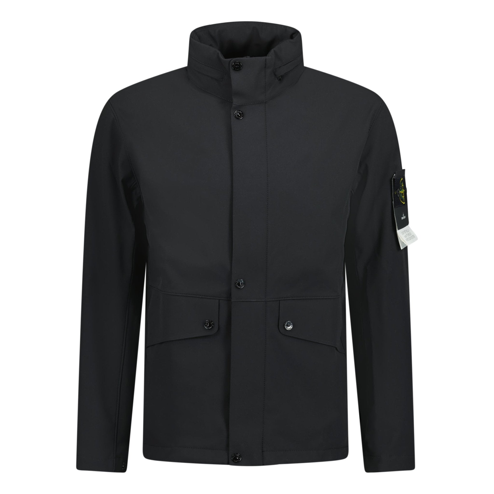 Stone Island Light Soft Shell R Jacket Black | chancefashionco
