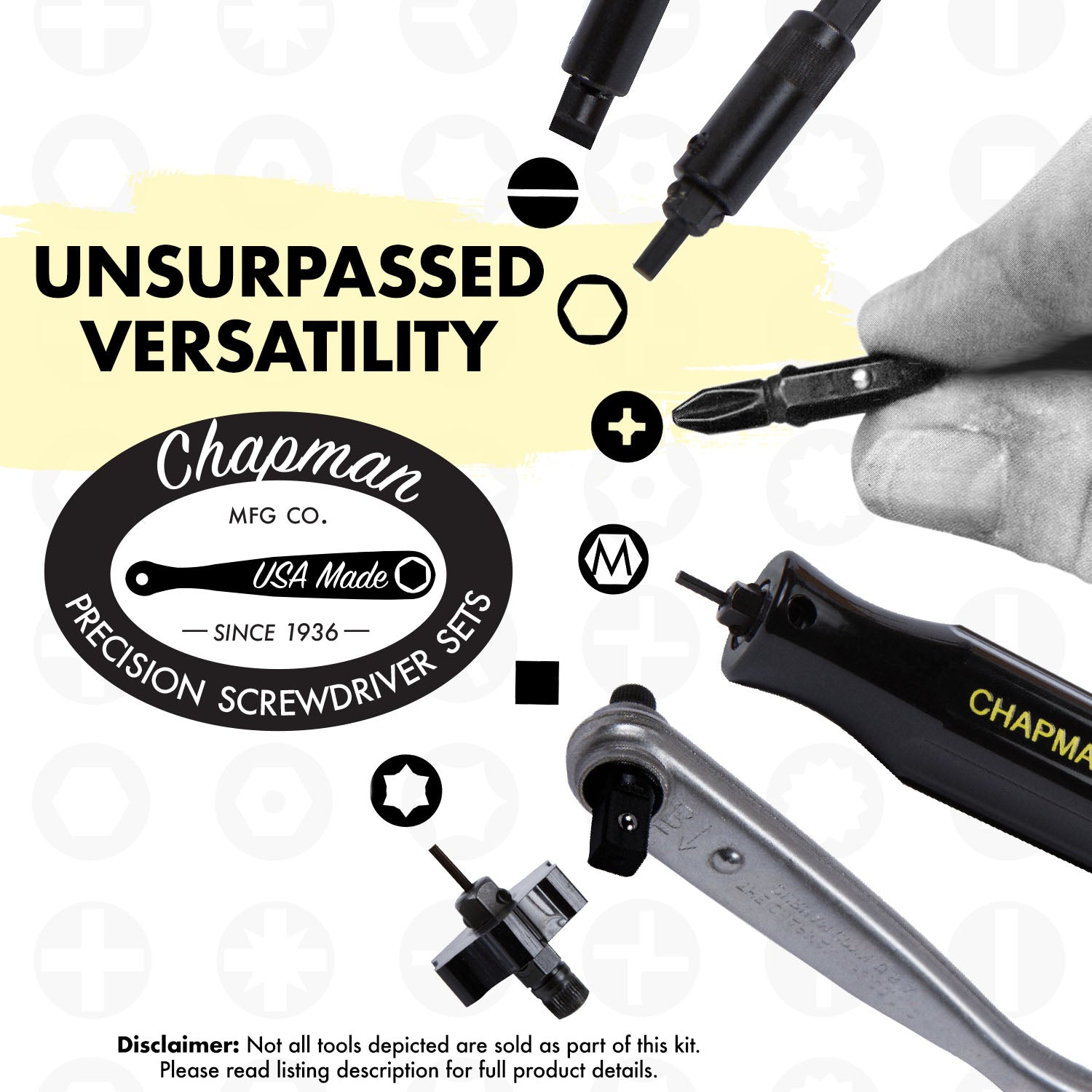 5589 Ultimate Gunsmith Slotted + Star/Torx Screwdriver Set|Chapman