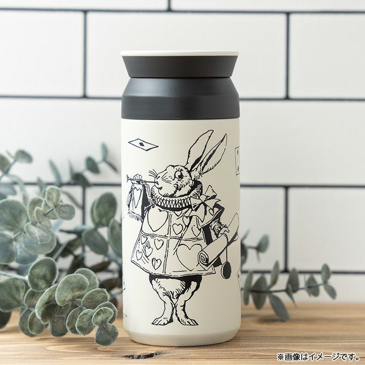 マクミラン・アリス】KINTO トラベルタンブラー350ml（白ウサギ