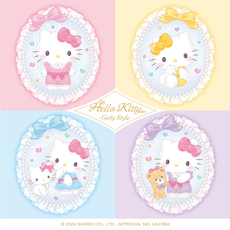 ハローキティの甘々なデザインが可愛い♡「ガーリースタイルシリーズ