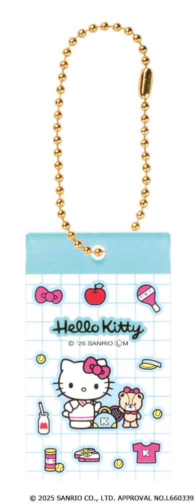 ハローキティ「シール風アクリルキーチェーン」がカプセルトイに登場