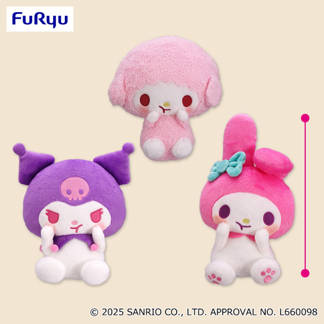 マイメロディ・クロミ むぎゅっとBIGぬいぐるみ プライズの商品詳細