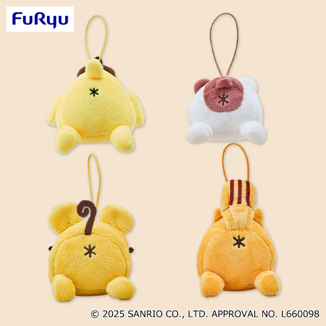 ポムポムプリン チームプリンおしりマスコット プライズの商品詳細