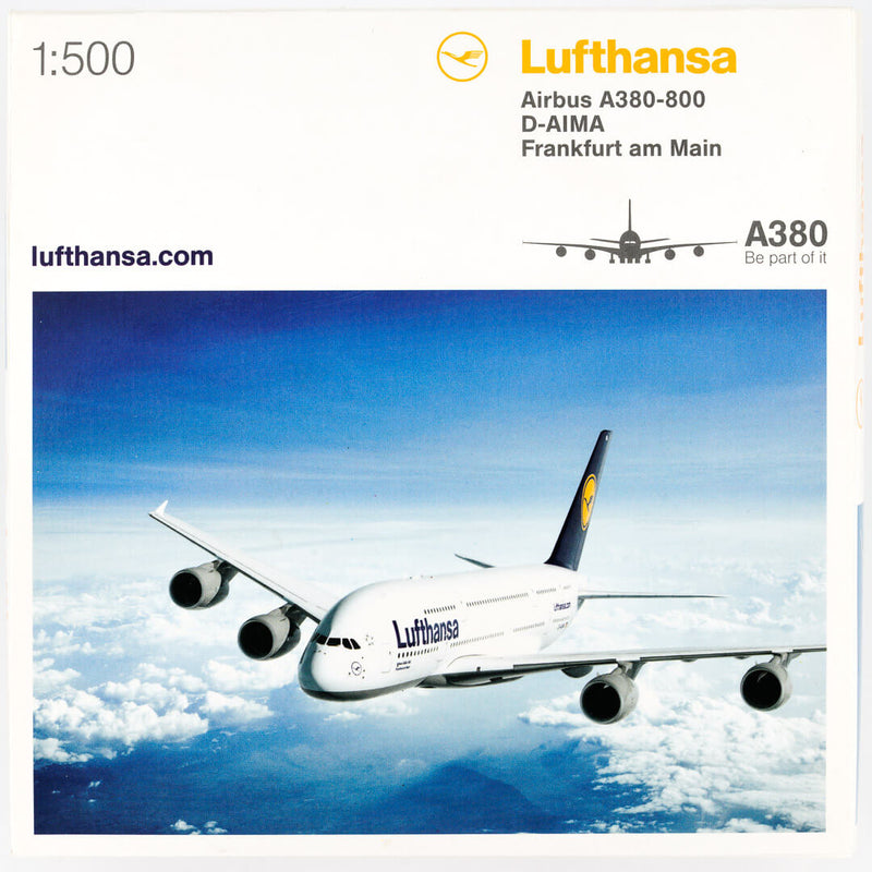航空機・ヘリコプター Herpa Lufthansa Airbus A380-800 1:500 航空機