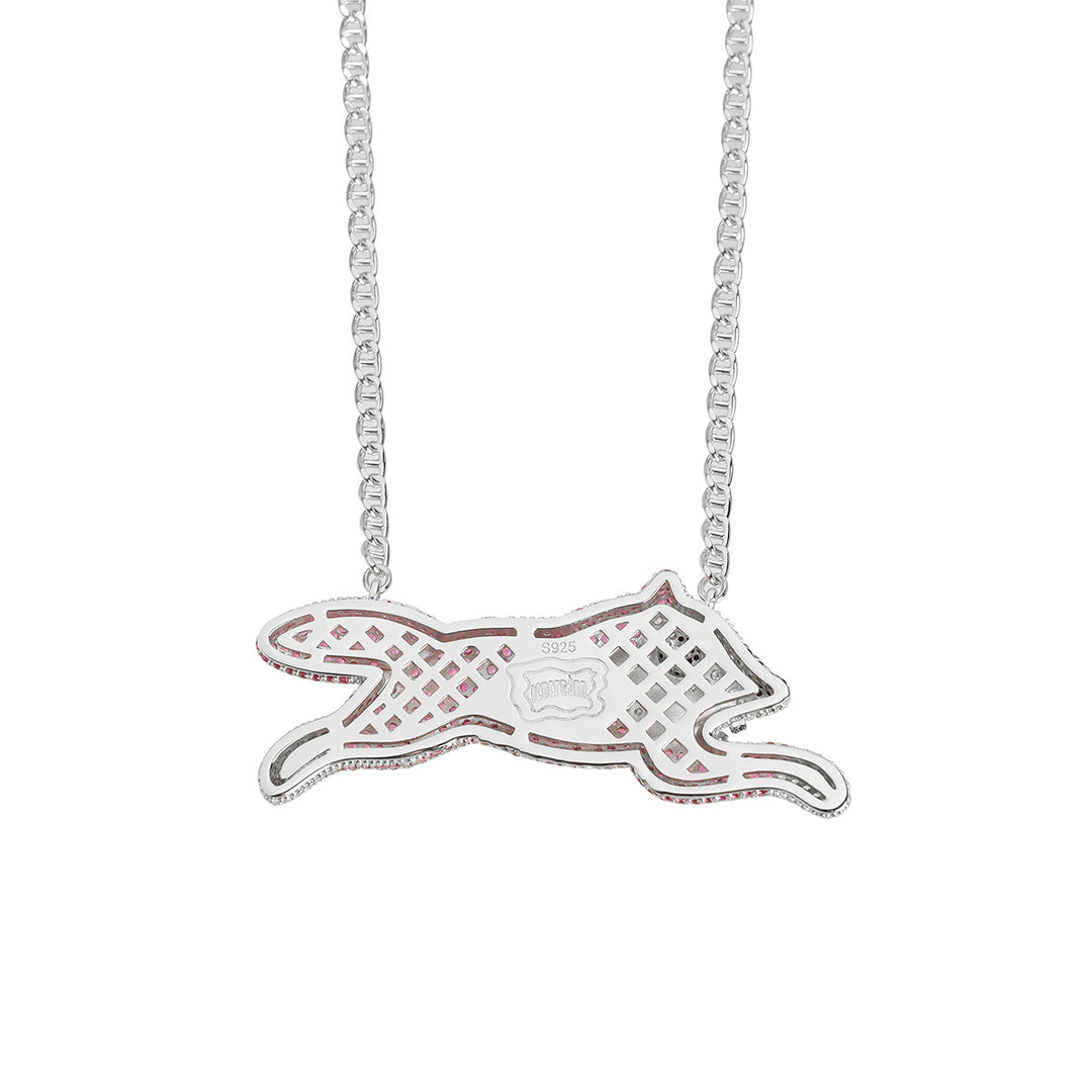ICECREAM - ICECREAM x GHOST RUNNING DOG NECKLACE necklace | cherry