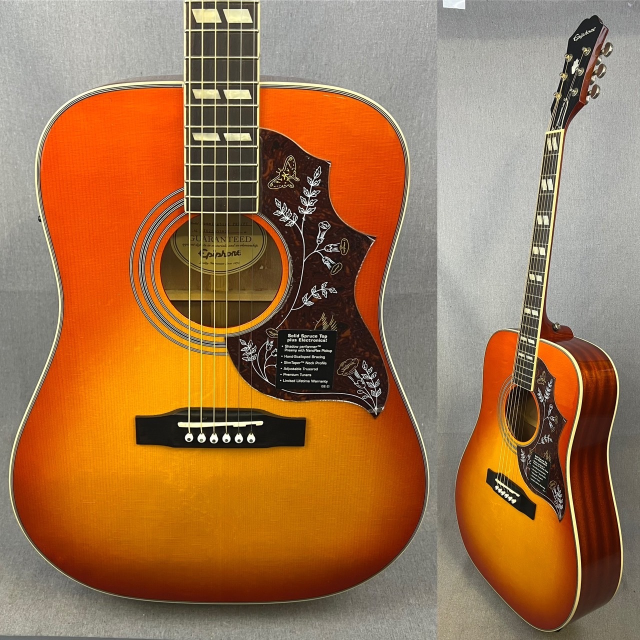 Epiphone Hummingbird Pro 2017年製 買取ました デジマートにて