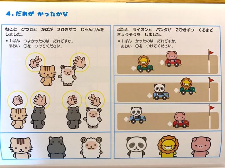 モコモコゼミとz会幼児コースを比較！どっちが難しい？｜ちいく村