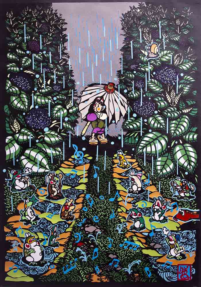 切り絵作家浦野勝広 応援キャンペーン！ | 筑 豊 百 景