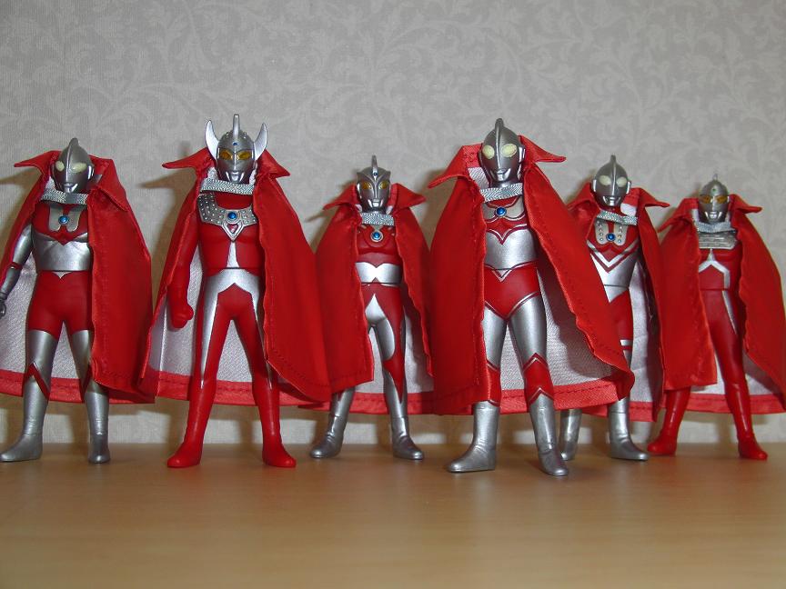 ウルトラアクションフィギュア ウルトラ6兄弟 ブラザーズマントセット