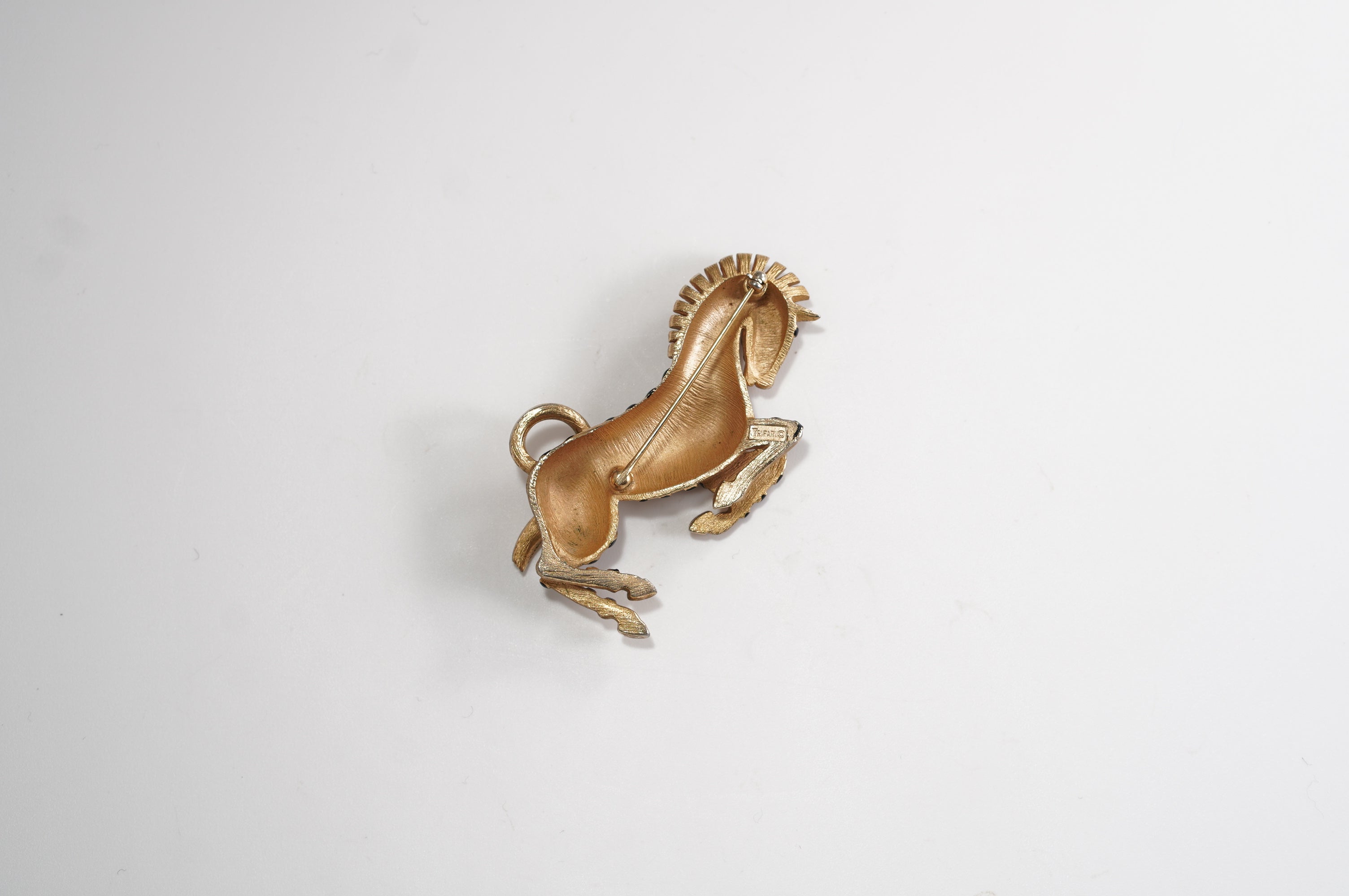 Trifari（トリファリ）ブローチ「しまうま」／ヴィンテージ