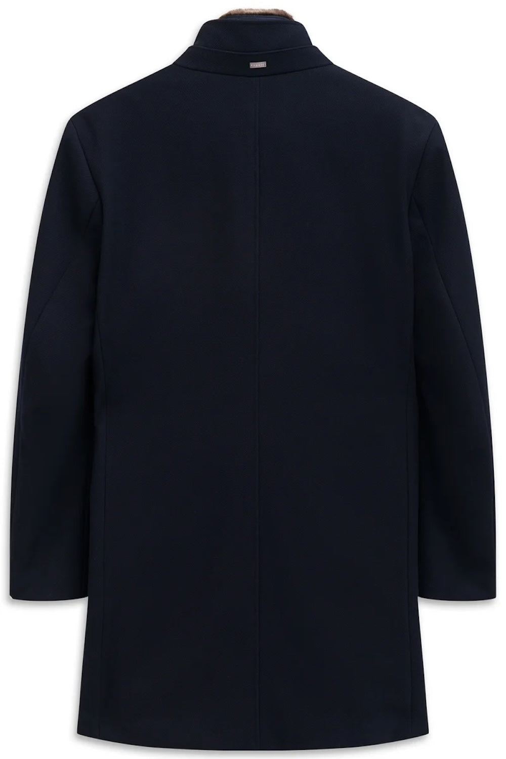 Single Breasted Coat in Navy – chrisjameskingston