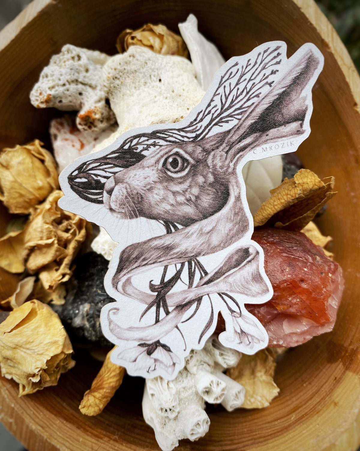 Rabbit - Sticker – Christina Mrozik