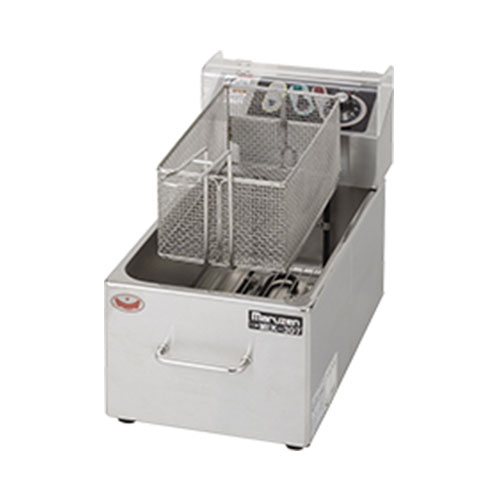 MEF-M8FT マルゼン 電気フライヤー 卓上タイプ フライカゴ仕様 | 厨房