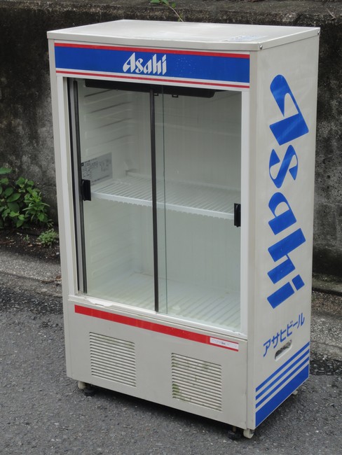動作品‼️TOSHIBA アサヒビール柄 冷水ショーケース 業務用SW-20LE