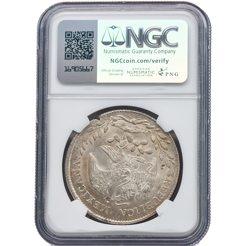 1875-DO|JH Mexico 8 Reales NGC Chopmarked - CV Coins & Collectables