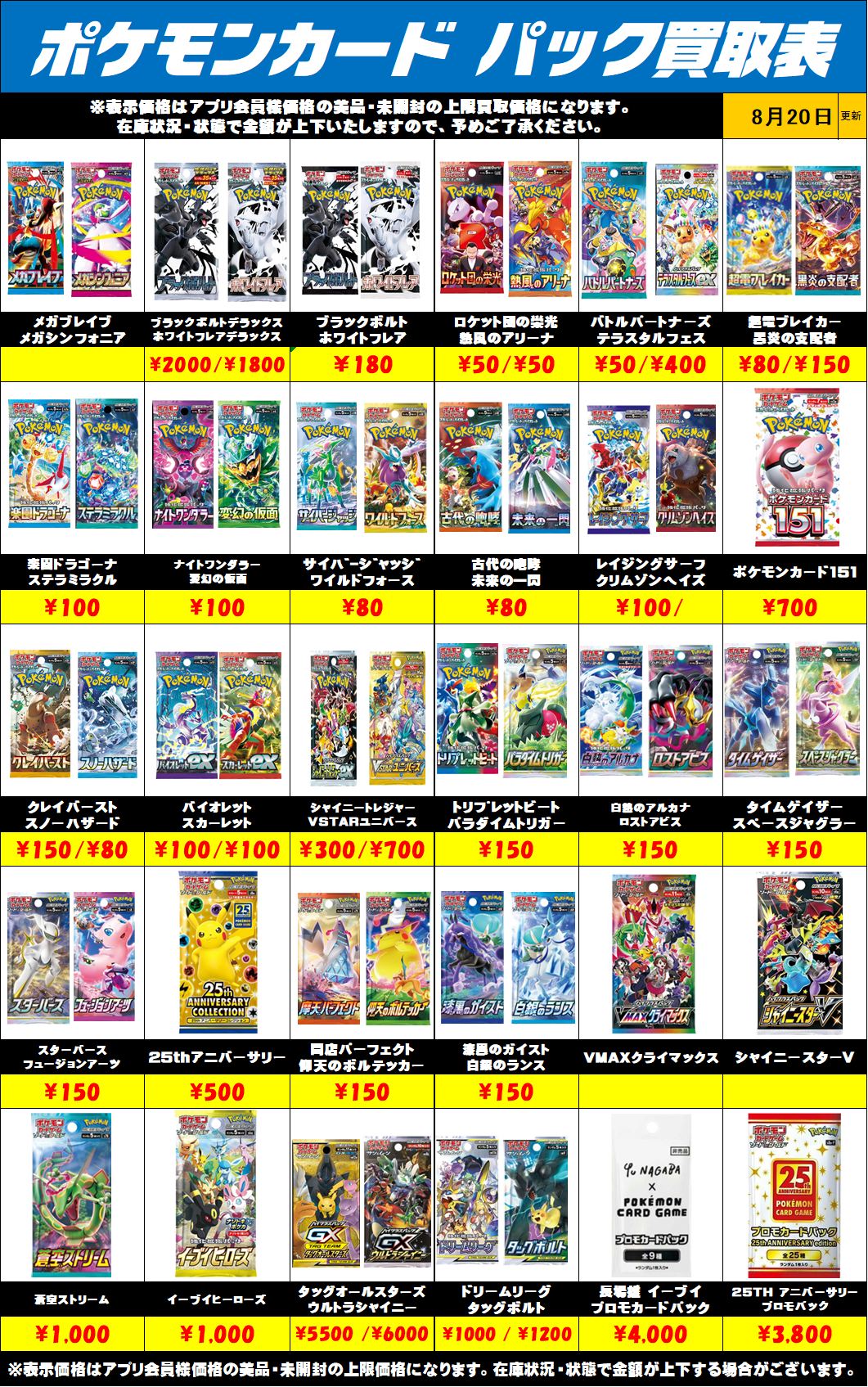 FF7 リバース 発売記念くじ 買取表更新しました！ 3/9 | 千葉鑑定団中央店