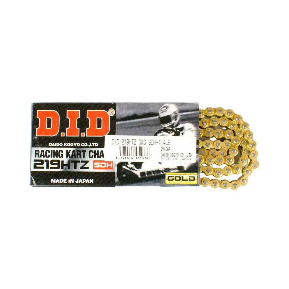 219 DID HTZ Chain, Hard Pin - Shop Karting Parts | Comet Kart Sales