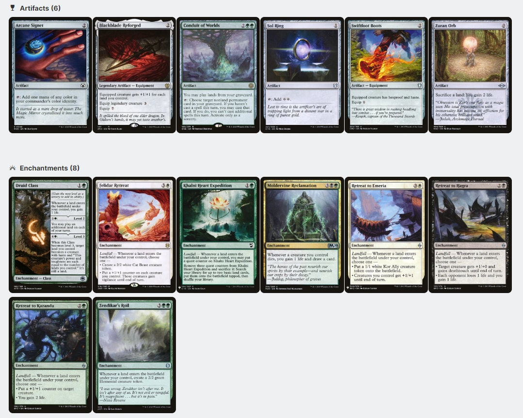 Thalia and The Gitrog Monster LANDFALL + SACRIFICE Magic MTG