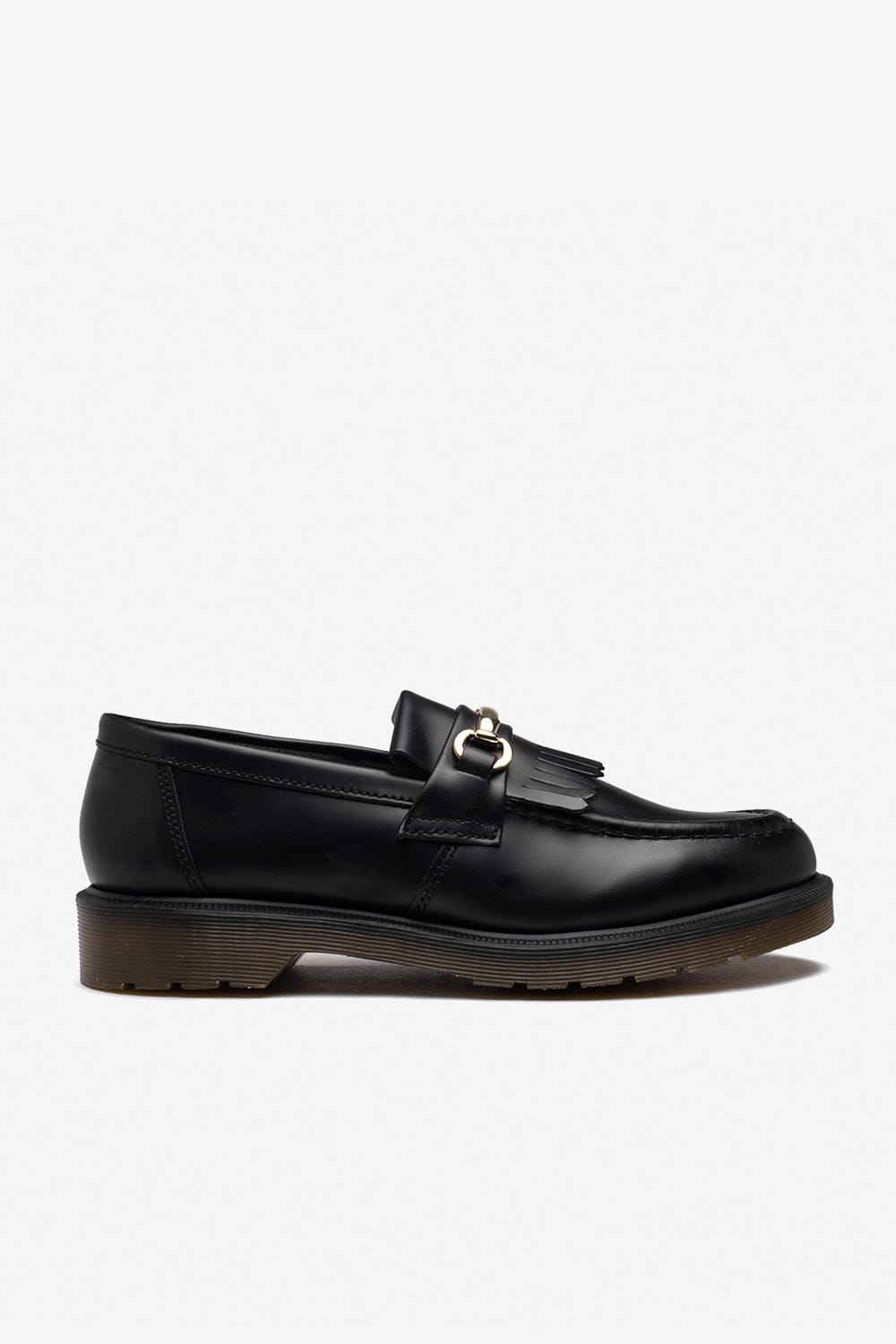 Dr. Martens Adrian Snaffle Loafer (Black Polished Smooth
