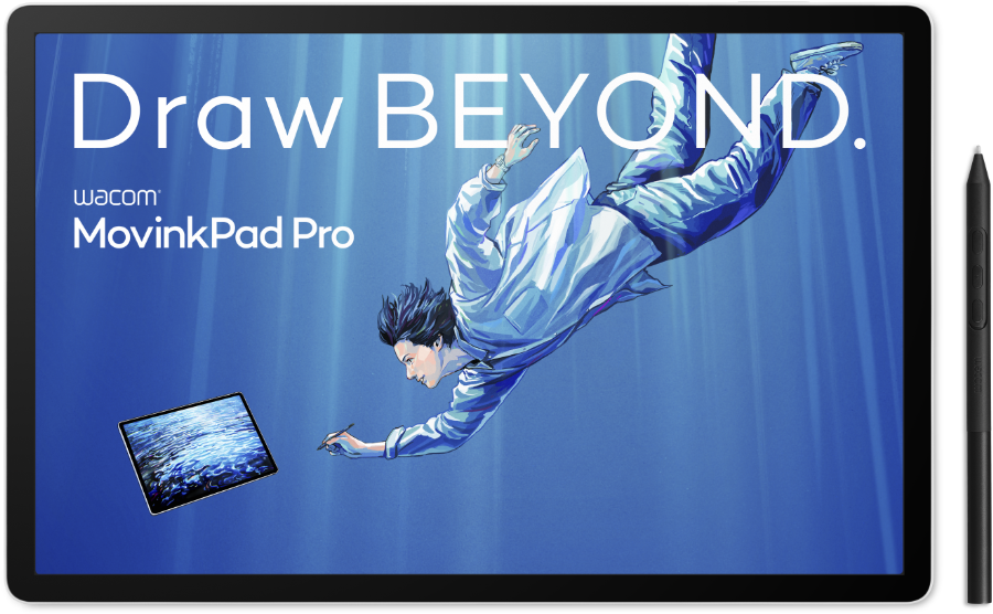 Wacom MovinkPad Pro 14 All-In-One Drawing Tablet - Wacom