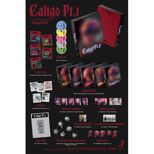 Caligo Pt.1' [Vanguard Ver.][5形態セット][CD] - PLAVE - UNIVERSAL
