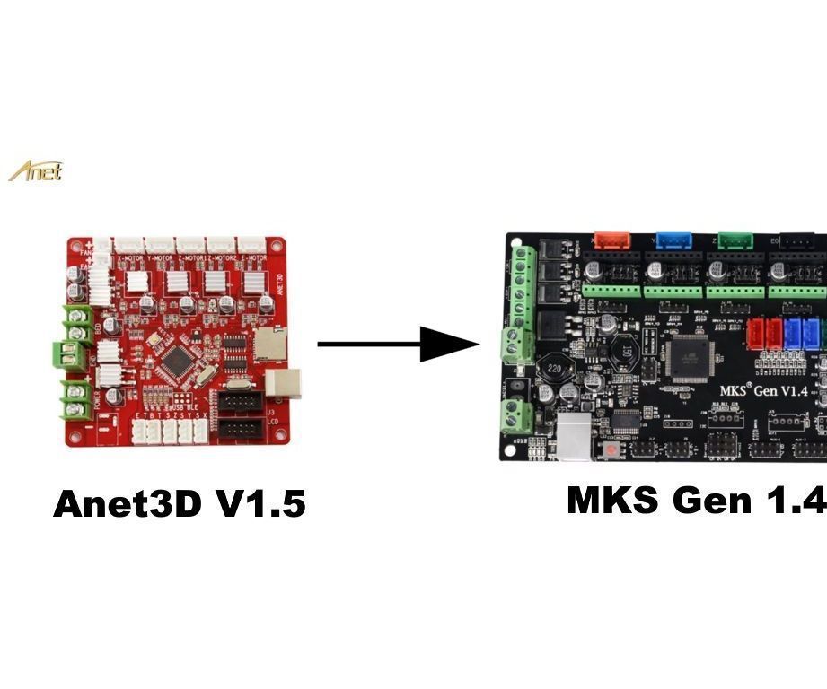 Anet A8 Plus - Update Board to MKS GEN 1.4 + TMC2208 + 3D Touch