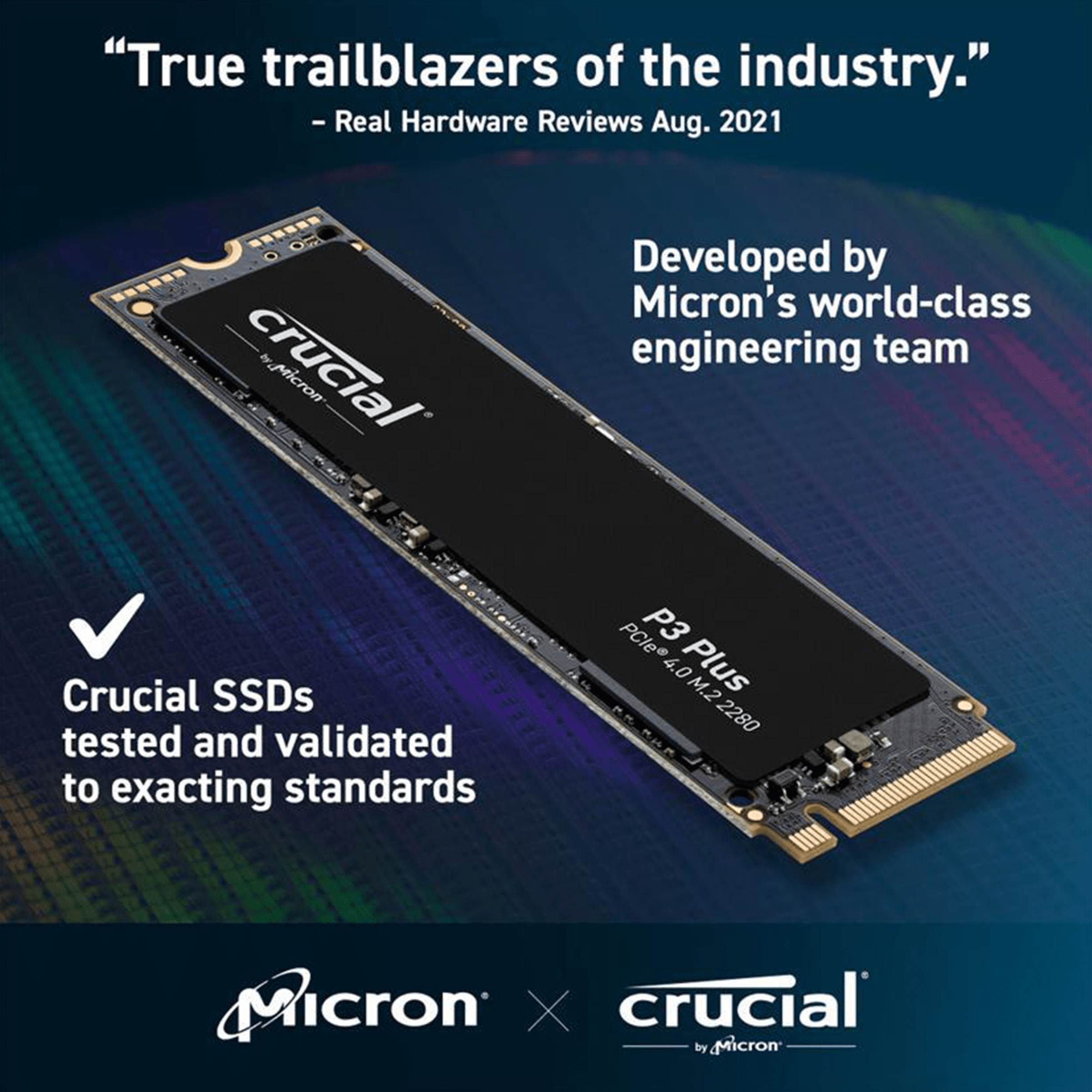 1TB Crucial P3 Plus M.2 PCIe Gen 4 NVMe SSD