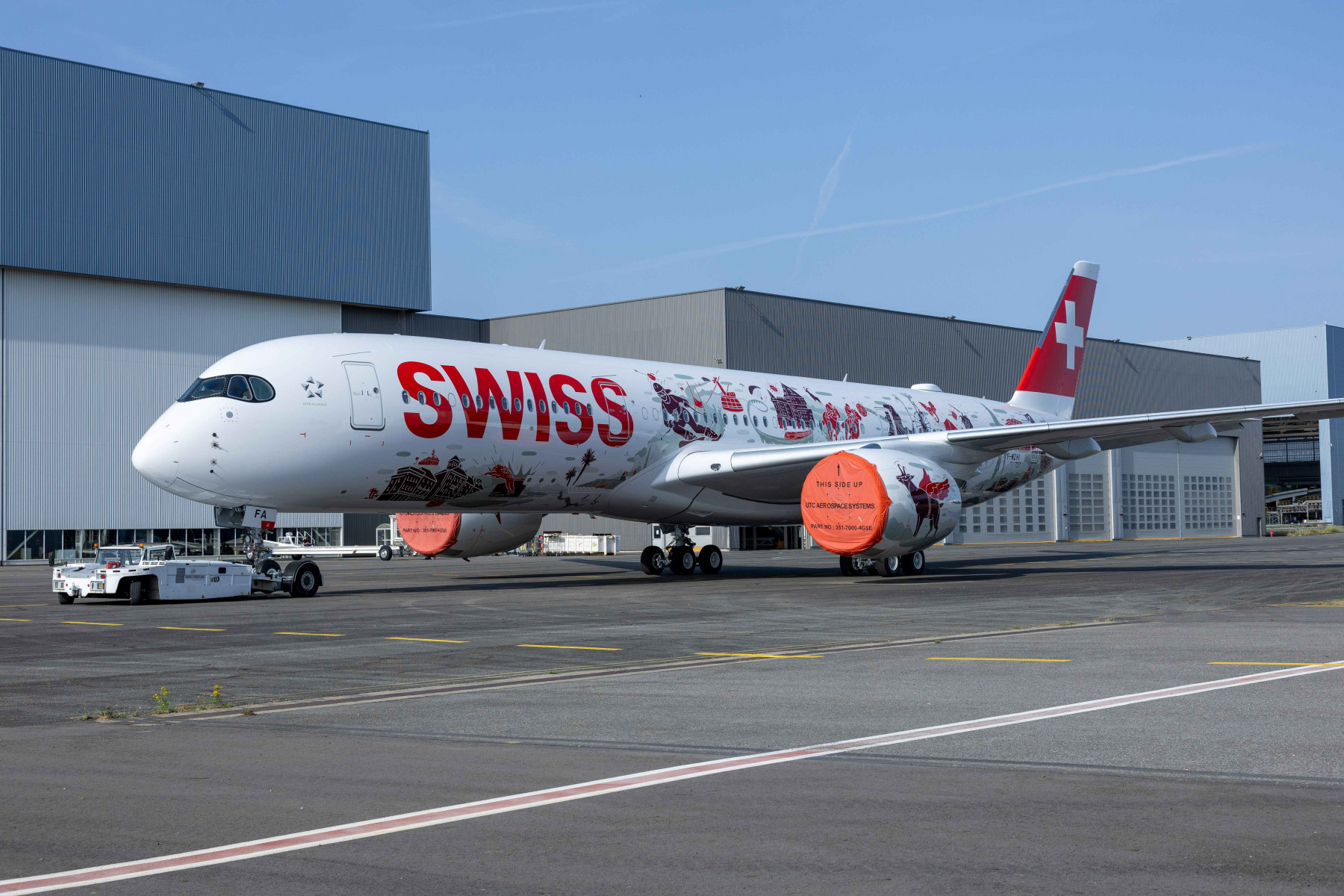 SWISS A350-900 スイス航空 Wanderlust 塗装 ph SWISS Wanderlust