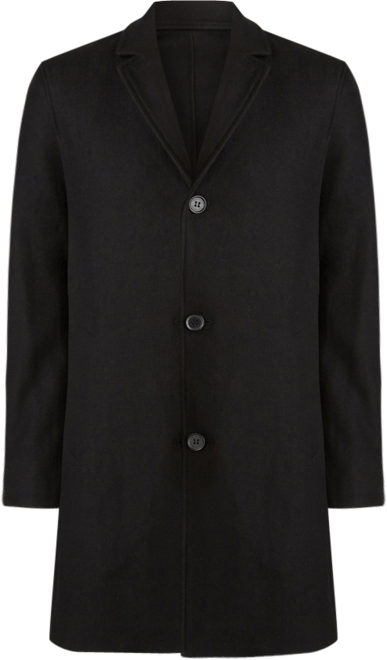 Cole Haan Men's Melton Classic-Fit Topcoat - Macy's