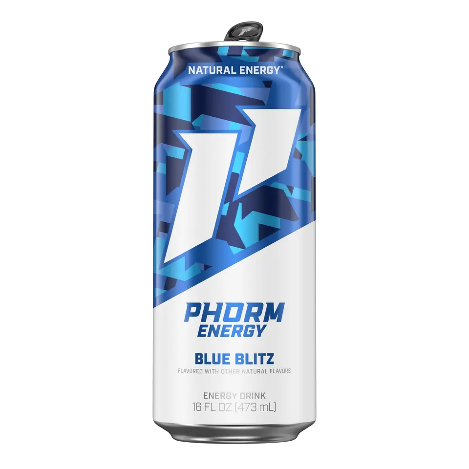 Phorm Energy Drink, Screamin' Freedom, 1 Single 16 fl oz Aluminum
