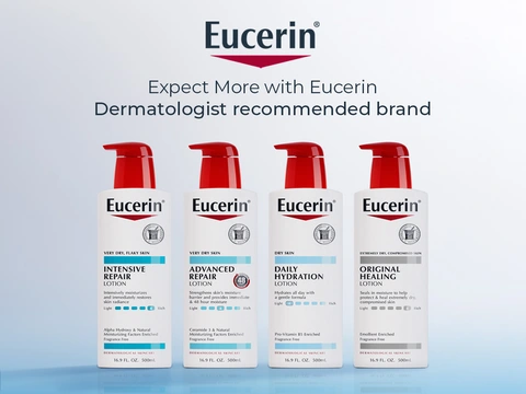 Eucerin Intensive Repair Lotion Very Dry Skin - 16.9 Fl. Oz