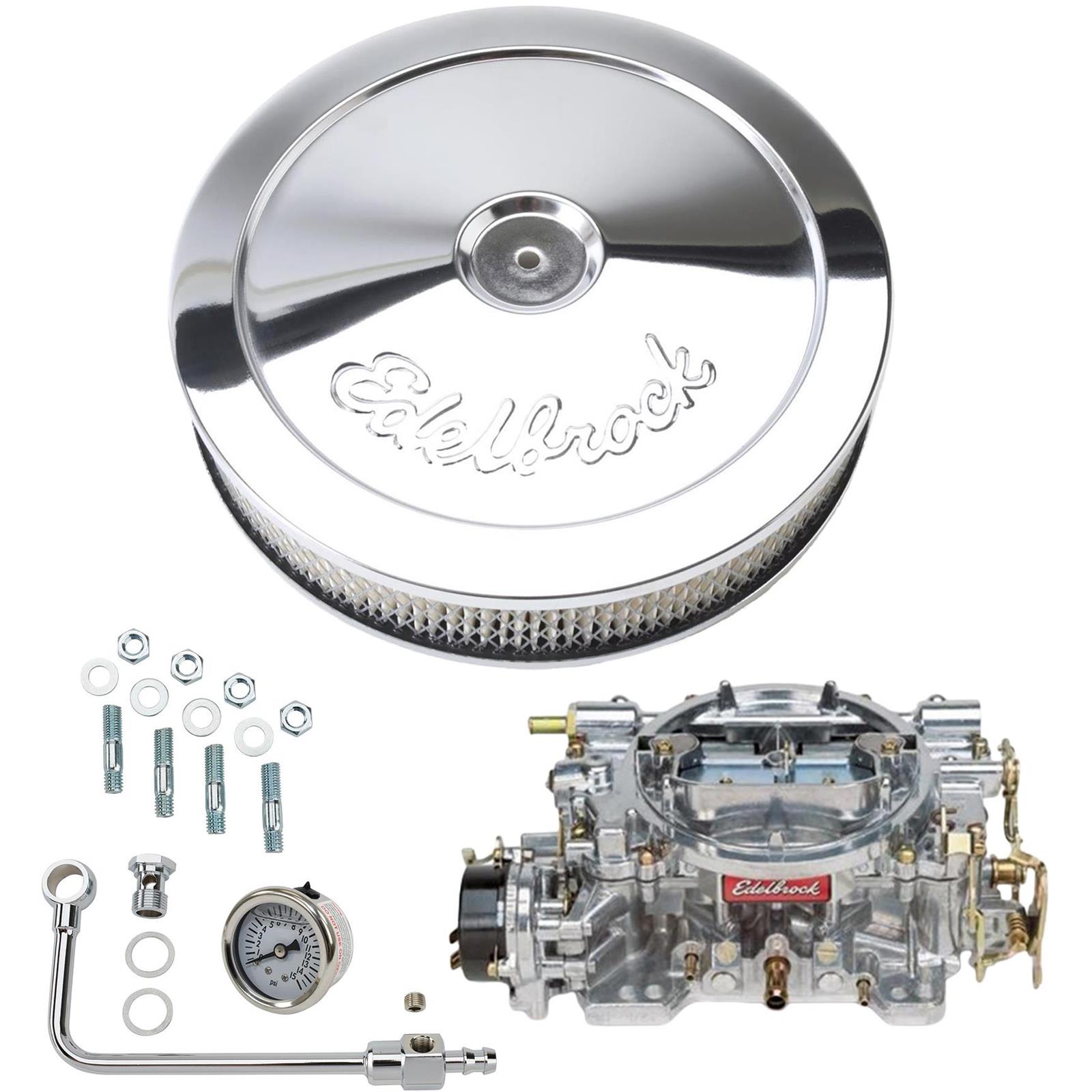 Edelbrock 1411 Performer 750 CFM Elect. Carb/Air/Fuel Kit,Pro-Flo