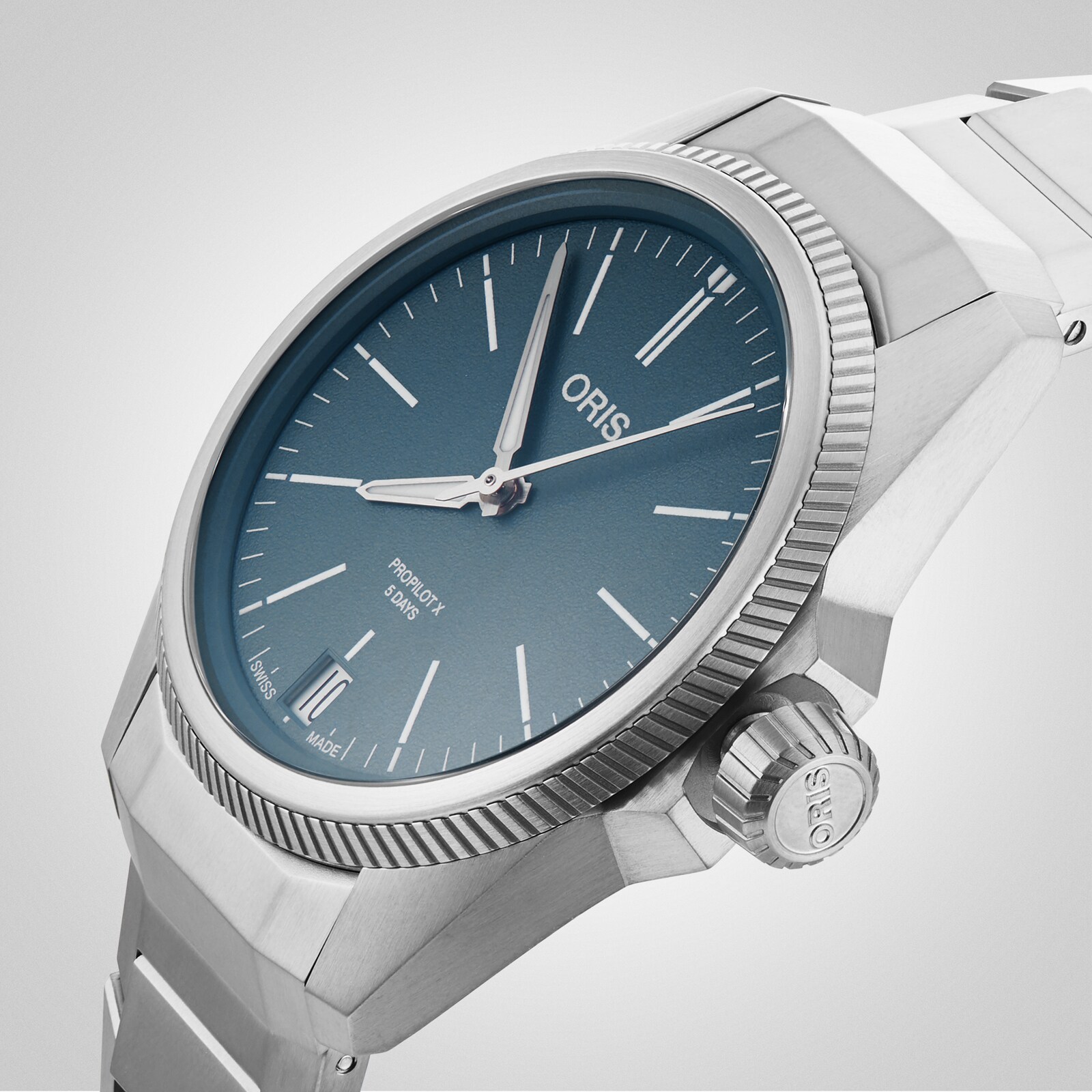 Oris ProPilot X Calibre 400 39mm Mens Watch 01 400 7778 7155-07 7