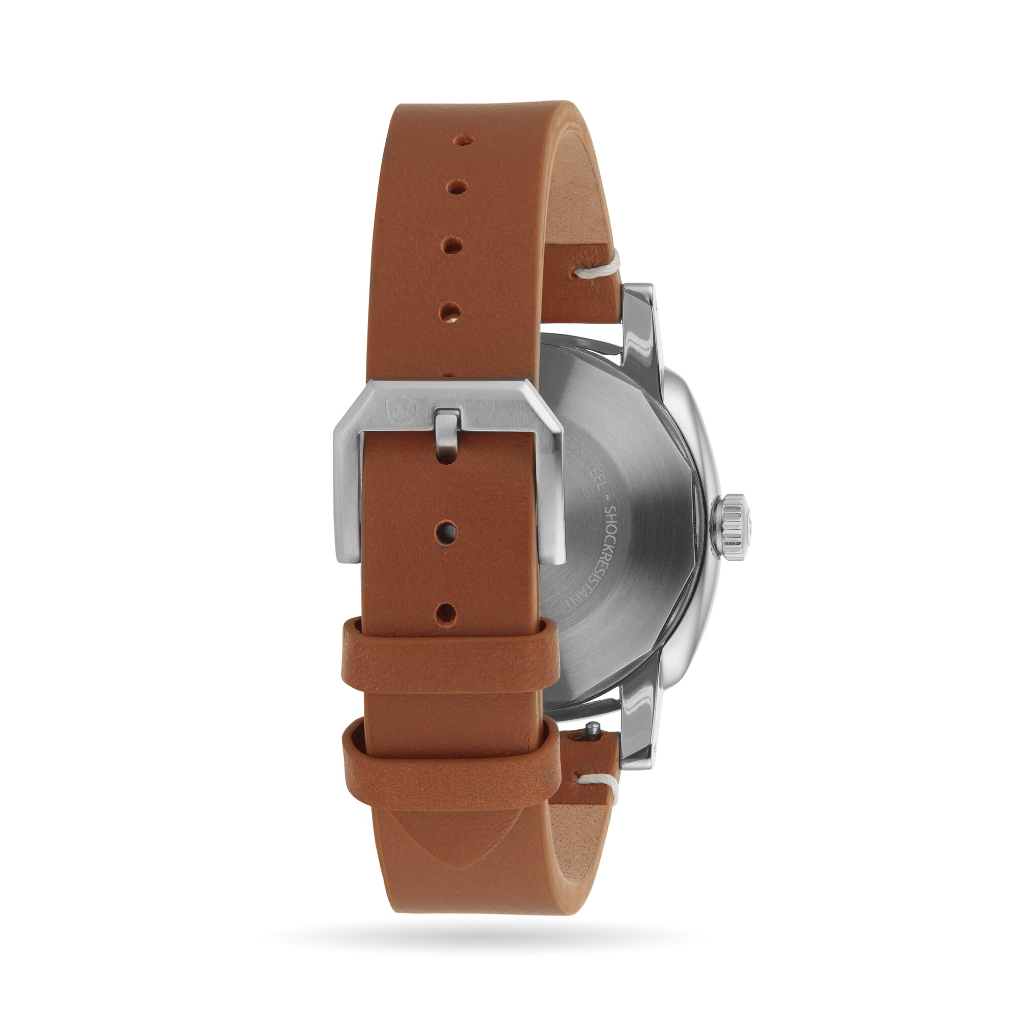 Nivada Grenchen Depthmaster White Pacman 39mm Mens Watch Black